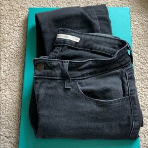 Levi black 535 super skinny jeans